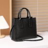 Genuine Leather Tote Bag — Minimalist Large-Capacity Handbag