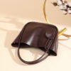 Full-Grain Leather Tote Bag — Chic Fall/Winter Shoulder Style