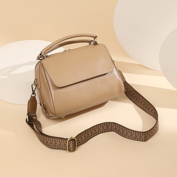 Genuine Leather Large Capacity Tote Bag — Vintage Everyday Style