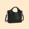 Vintage Leather Shoulder Bag — Elegant Crossbody Handbag
