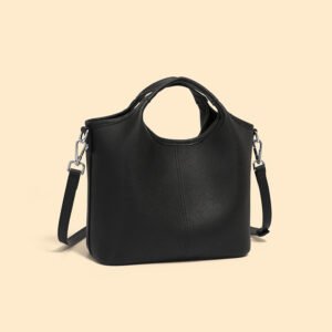 4P3A8593 Vintage Leather Shoulder Bag — Elegant Crossbody Handbag