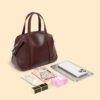 Full-Grain Leather Boston Bag — Designer Fall/Winter Handbag