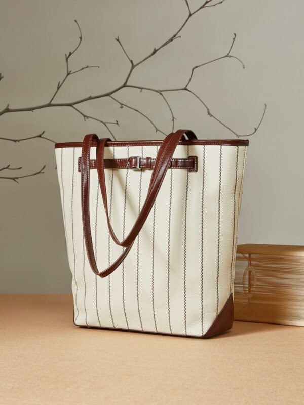 5 Leather Shoulder Tote Bag | Large Capacity Cowhide Bag