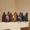 Genuine Leather Large Capacity Commuter Shoulder & Crossbody Bag