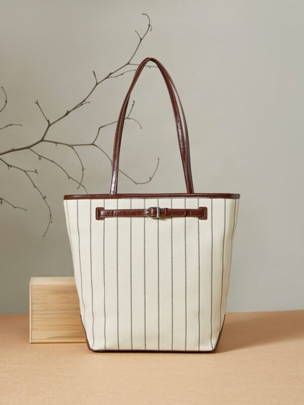 6 Leather Shoulder Tote Bag | Large Capacity Cowhide Bag