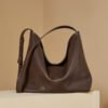 Genuine Leather Large Capacity Commuter Shoulder & Crossbody Bag