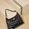 8 Versatile Quilted Chain Shoulder Bag – Genuine Leather Crossbody Handbag