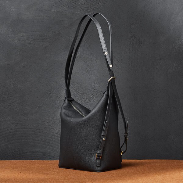 Genuine Leather Backpack Shoulder Bag — Vintage Chic