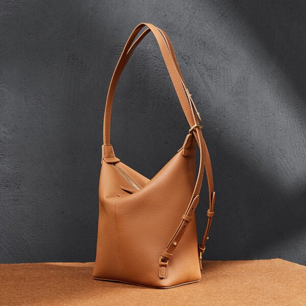 Genuine Leather Backpack Shoulder Bag — Vintage Chic