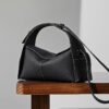 Full Grain Leather Shoulder Bag – Vintage Crossbody Handbag for Women