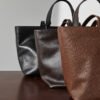 Cowhide Leather Commuter Tote Bag — Soft Vintage Style