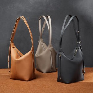 Genuine Leather Backpack Shoulder Bag — Vintage Chic