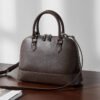 Cowhide Leather Shell Bag Crossbody — Stylish Handbag