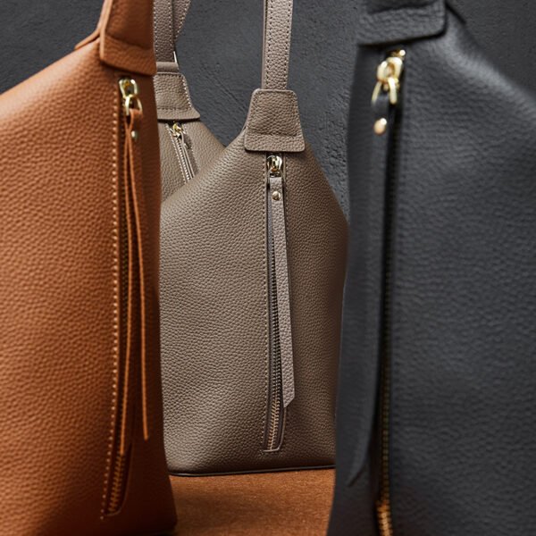 Genuine Leather Backpack Shoulder Bag — Vintage Chic