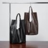 Full-Grain Leather Tote Bag — Versatile Commuter Style