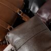 Cowhide Leather Boston Pillow Bag — Vintage Handheld Crossbody