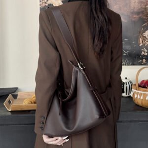 Genuine Leather Shoulder Tote Bag