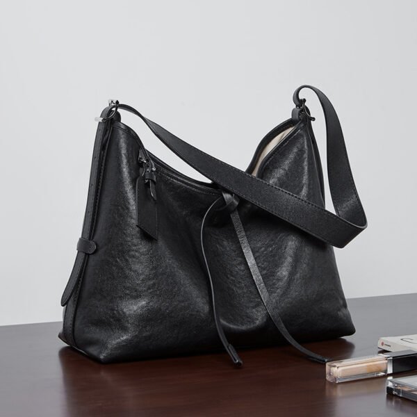 Genuine Leather Tote Bag — Fashion Commuter Shoulder