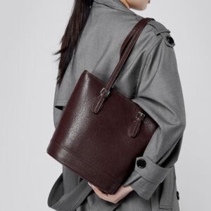 women’s commuter bucket bag
