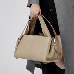 vintage leather tote