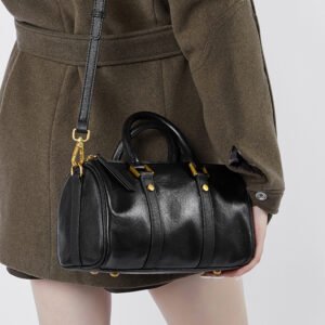 full-grain leather handbag