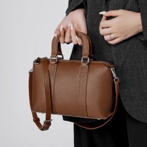 casual cowhide handbag