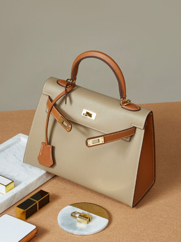 Leather Chain Crossbody Mini Bag | Genuine Cowhide Phone Shoulder Bag