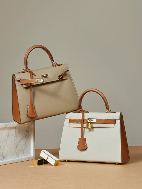 Leather Chain Crossbody Mini Bag | Genuine Cowhide Phone Shoulder Bag