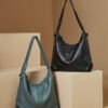 Leather Tote Bag | Large Capacity Cowhide Shoulder Bag