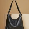 Leather Tote Bag | Large Capacity Cowhide Shoulder Bag