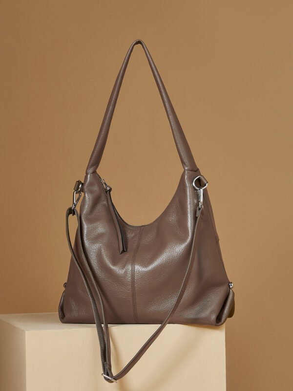 Leather Tote Bag | Large Capacity Cowhide Shoulder Bag