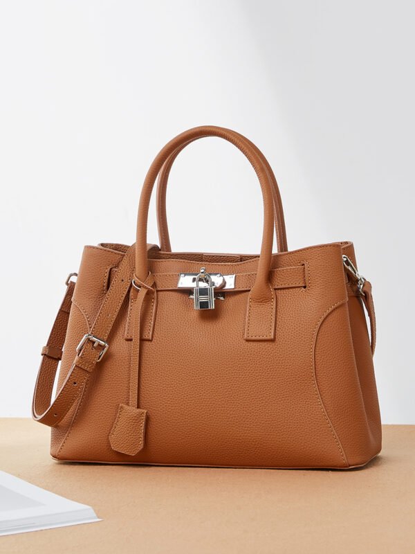 900X1200主图_0002_无题会话12121 Genuine Leather Tote Handbag — Vintage Commuter Style