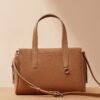 Genuine Leather Shoulder Bag — Minimalist Commuter Tote