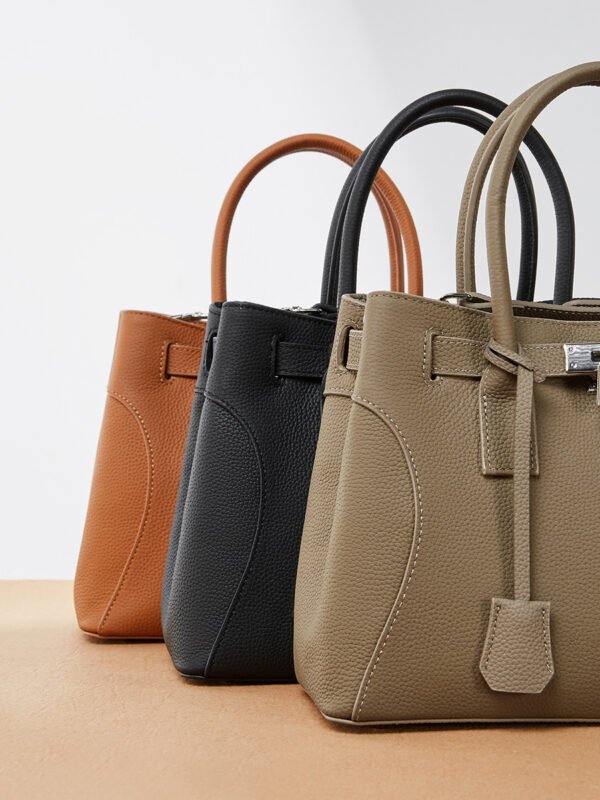 900X1200主图_0006_无题会话12114 Genuine Leather Tote Handbag — Vintage Commuter Style