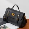 Genuine Leather Satchel Tote Bag — Elegant Commuter Style