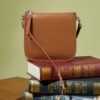 900X1200主图_0011_场景图 (6) Genuine Leather Bucket Shoulder Crossbody Bag — Compact Phone Tote