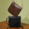 900X1200主图_0014_场景图 (3) Genuine Leather Bucket Shoulder Crossbody Bag — Compact Phone Tote