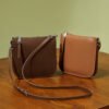 900X1200主图_0015_场景图 (2) Genuine Leather Bucket Shoulder Crossbody Bag — Compact Phone Tote