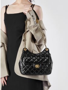 quilted leather bag