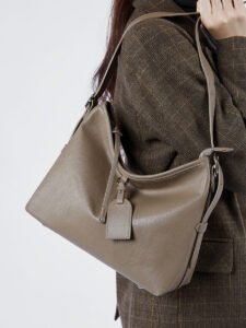 cowhide shoulder bag