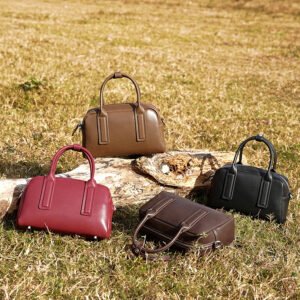 Vintage Leather Shoulder Bag — Versatile Commuter Tote