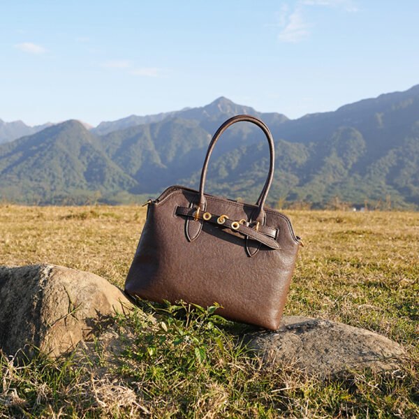 Top Grain Leather Shoulder Tote Bag — Versatile Large Crossbody