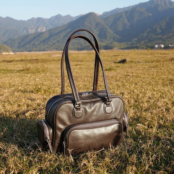 Full-Grain Leather Tote Bag — Vintage Everyday Essential