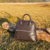 Vegetable-Tanned Leather Backpack — Multiway Tote