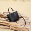 DSC01686 Genuine Leather Bucket Bag — Vintage Crossbody Style
