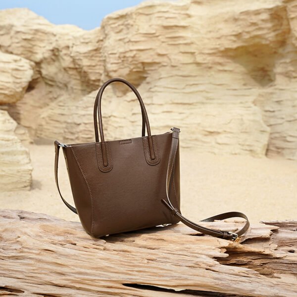 DSC01691 Genuine Leather Bucket Bag — Vintage Crossbody Style