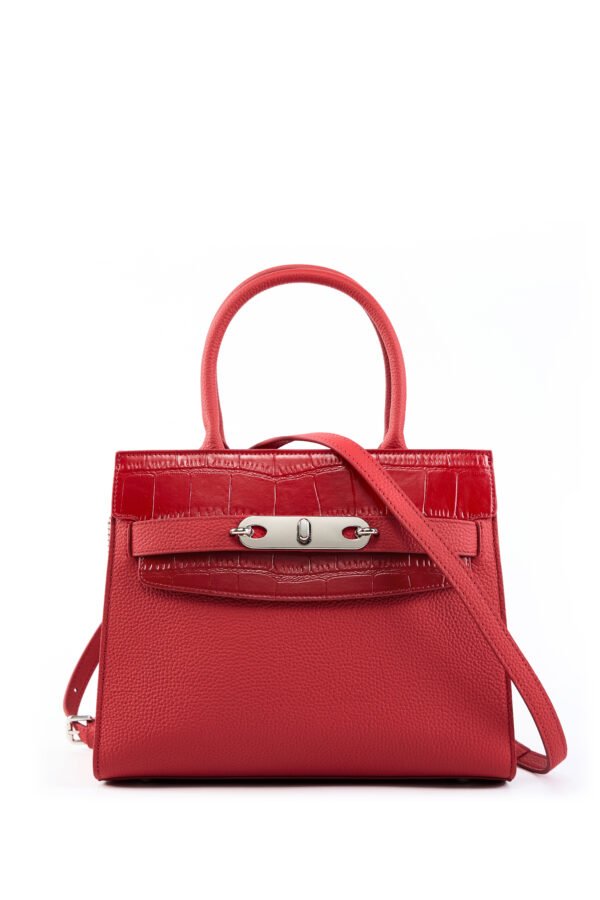 Genuine Leather Kelly Bag | Top-Grain Cowhide Tote, Shoulder & Crossbody