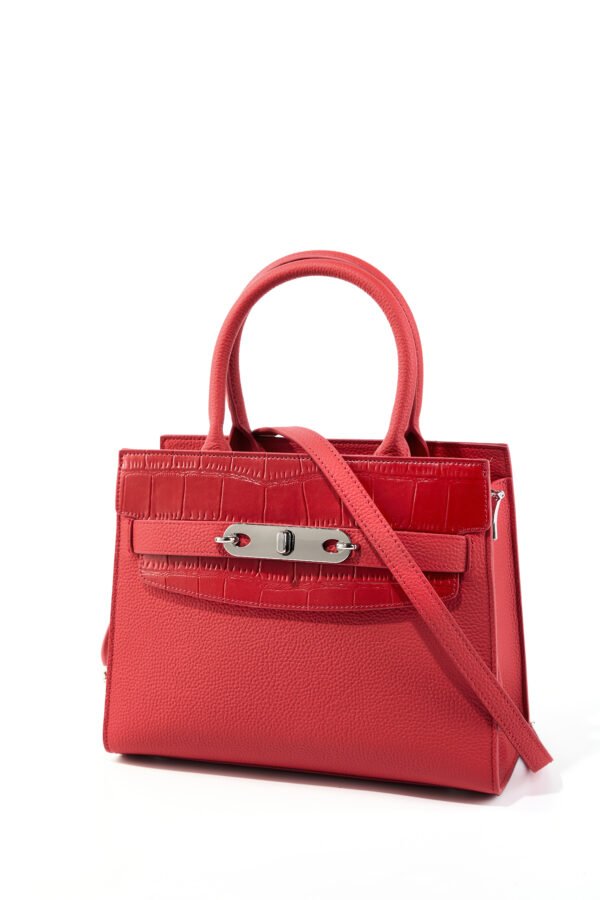 Genuine Leather Kelly Bag | Top-Grain Cowhide Tote, Shoulder & Crossbody