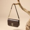 Genuine Leather Shoulder Bag — Elegant Mini Box Tote
