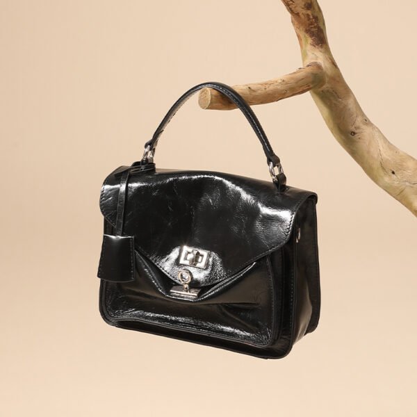 Vintage Leather Messenger Bag — Commuter Shoulder Tote